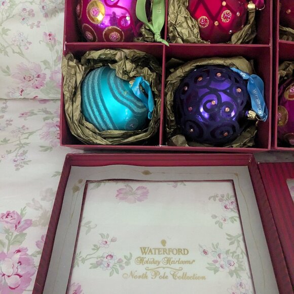 Vintage Waterford Holiday Heirlooms North Pole Collection 4 pc set - Picture 1 of 3
